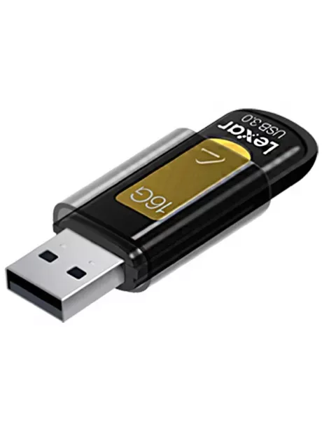 флешка USB 3.0 Lexar JumpDrive S57 16GB black yellow