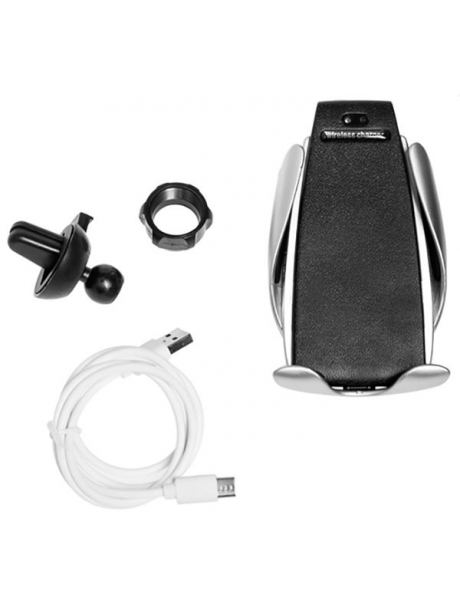 гравитационный держатель с беспроводной зарядкой Axper Magic SMART Qi black