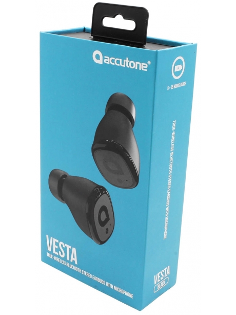 беспроводные TWS наушники для телефона Accutone Vesta black