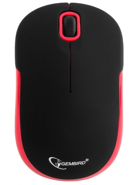 беспроводная мышь Gembird MUSW-200 black/red