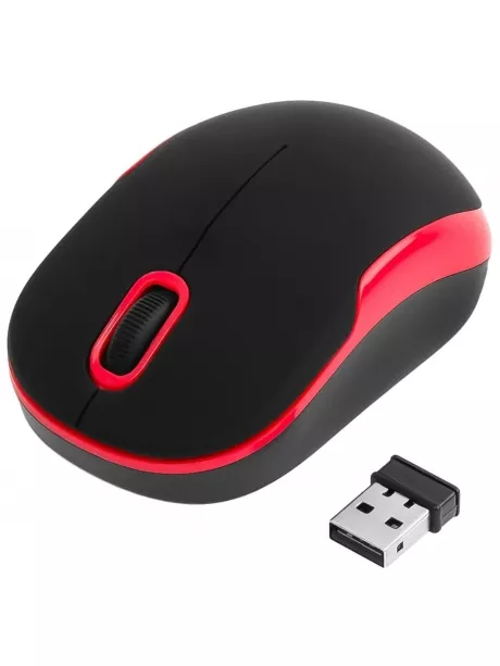 беспроводная мышь Gembird MUSW-200 black/red