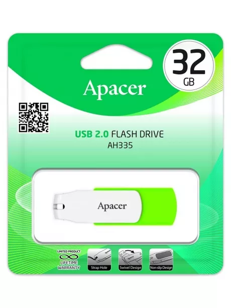 флешка USB Apacer AH335 32GB green