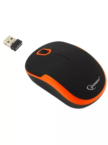 беспроводная мышь Gembird MUSW-200 black/orange
