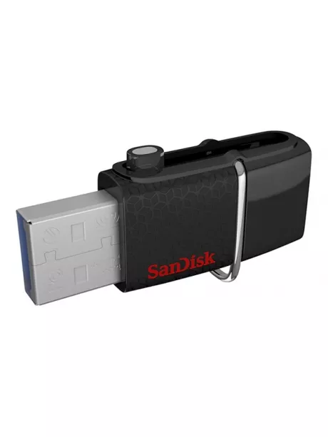 OTG флешка USB 3.0 SanDisk Dual Drive 256GB OTG USB 3.0/microUSB black