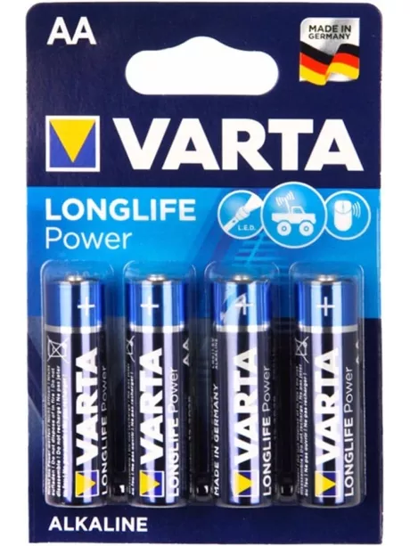 батарейки (4 шт.) Varta LR6/AA LONGLIFE Power-4BL 