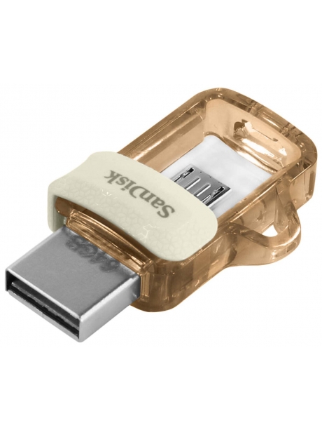 OTG флешка SanDisk Ultra Dual Drive m3.0 64GB white gold