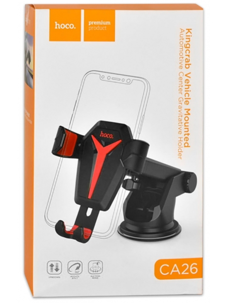 гравитационный держатель на торпедо Hoco CA26 Kingcrab vehicle mounted automotive center gravitative black