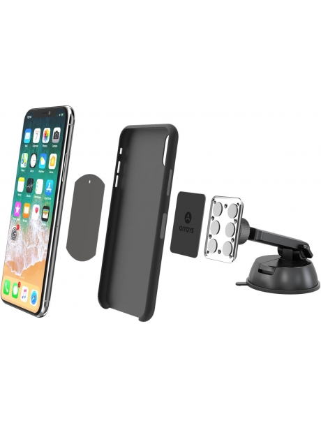 автомобильный держатель на присоске Arroys Dash-SM1 black