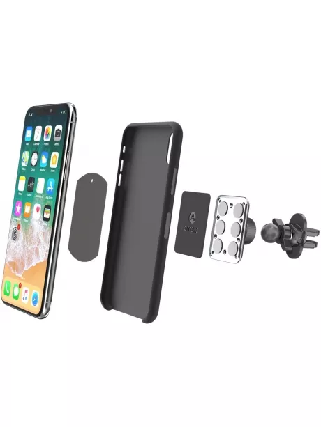 автомобильный держатель Arroys Vent One black silver