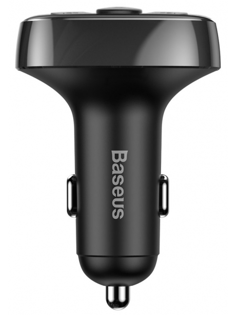 зарядное устройство с Bluetooth FM трансмиттером Baseus T typed S-09A Bluetooth MP3 car charger Standard edition black