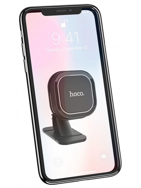 магнитный держатель на торпедо Hoco CA53 Intelligent dashboard in-car holder black/grey