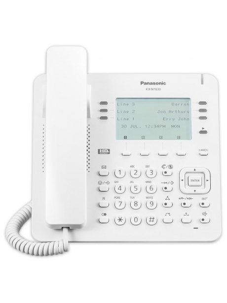 системный IP-телефон Panasonic KX-NT630RU white