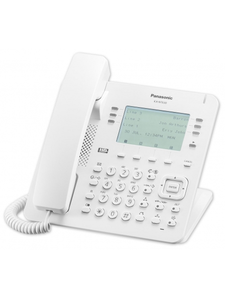 системный IP-телефон Panasonic KX-NT630RU white
