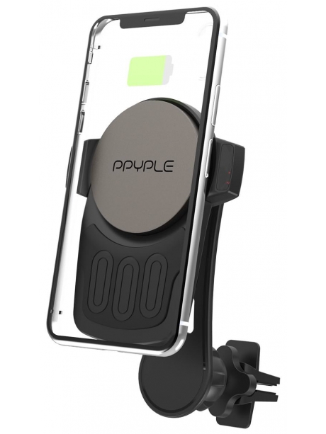 магнитный держатель с беспроводной зарядкой Ppyple Airview XWM100 black