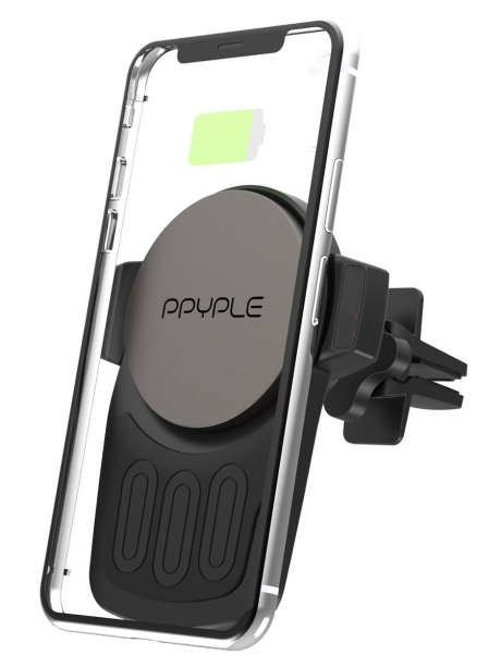 магнитный держатель с беспроводной зарядкой Ppyple Airview XWM100 black