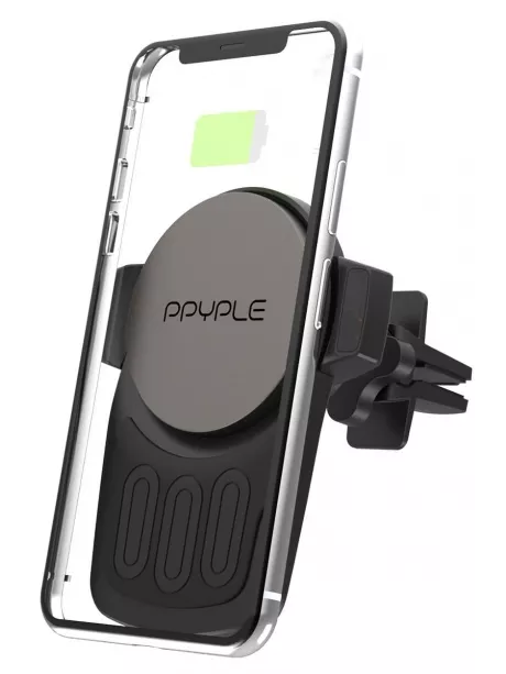 магнитный держатель с беспроводной зарядкой Ppyple Airview XWM100 black