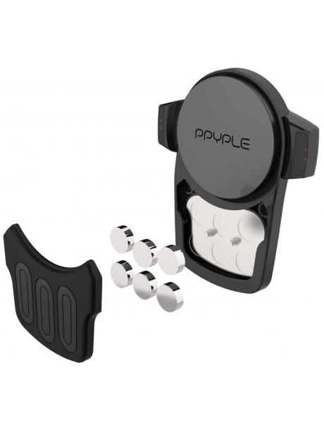 магнитный держатель с беспроводной зарядкой Ppyple Airview XWM100 black