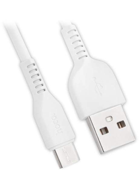кабель передачи данных Hoco X20 Flash micro 1m white