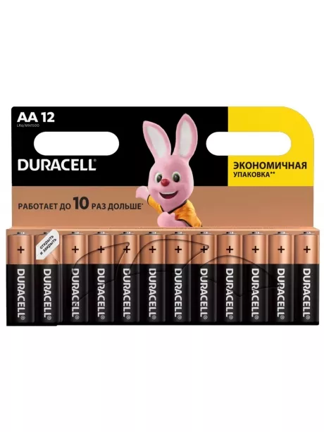 батарейка Duracell LR6/AA Basic 2*6-12BL 