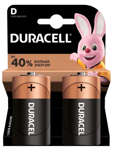 батарейка Duracell LR20/D-2BL 