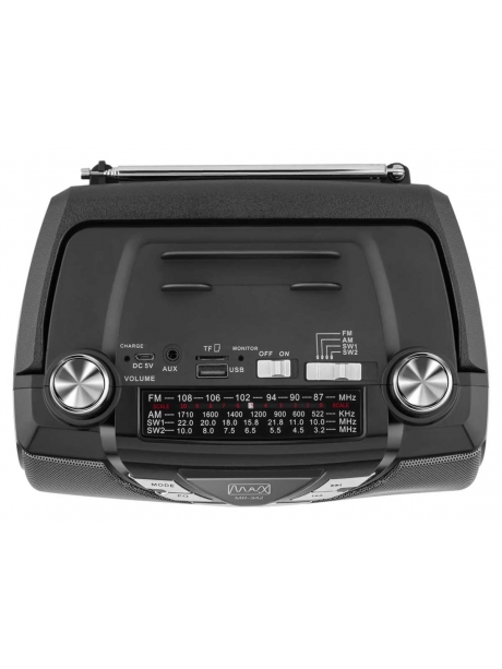радиоприемник с MP3 и bluetooth MAX МR-342 черный