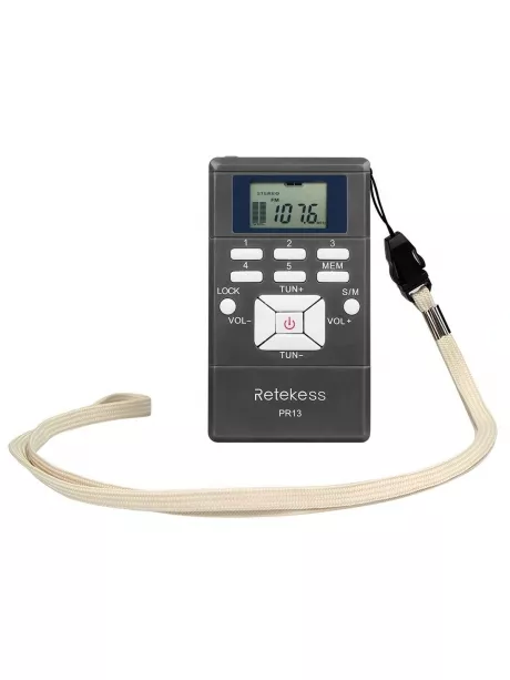 цифровой карманный FM радиоприемник Retekess PR13 
