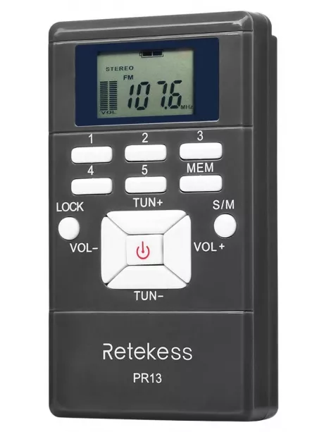 цифровой карманный FM радиоприемник Retekess PR13 