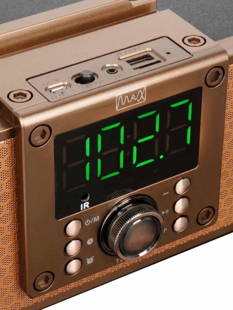 радиоприемник с bluetooth и mp3 плеером MAX МR-360 bronze