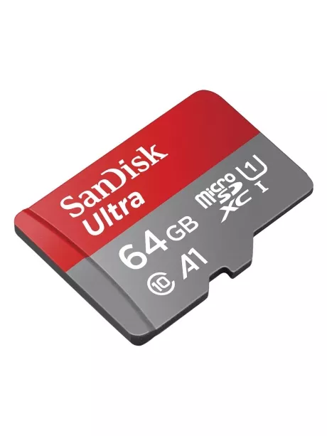 карта памяти SanDisk 64GB microSDXC Cl10 UHS-1 Ultra Android 100MB/s без адап 