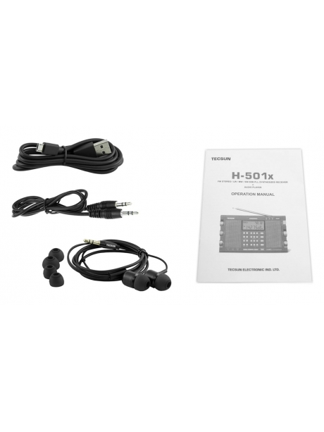 всеволновый радиоприемник высокого класса Tecsun H-501x (export version) black