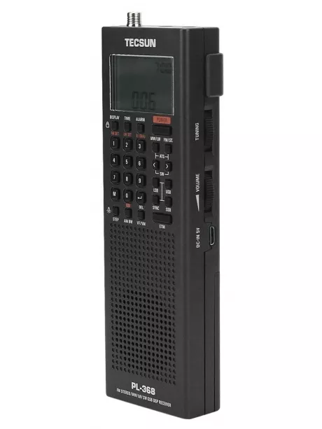 всеволновый портативный радиоприемник Tecsun PL-368 (export version) black