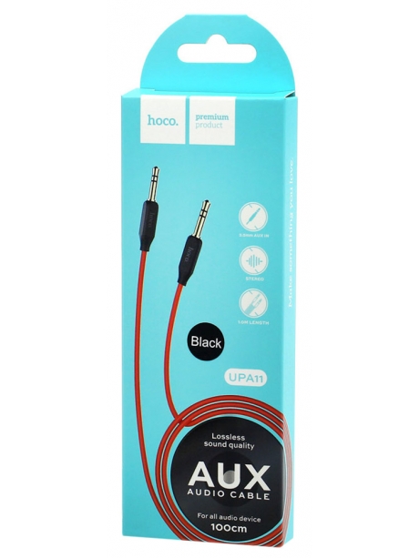 AUX кабель Hoco AUX audio cable UPA11 black