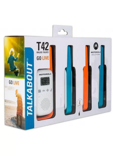 портативные рации (4 шт) Motorola TALKABOUT T42 QUAD 