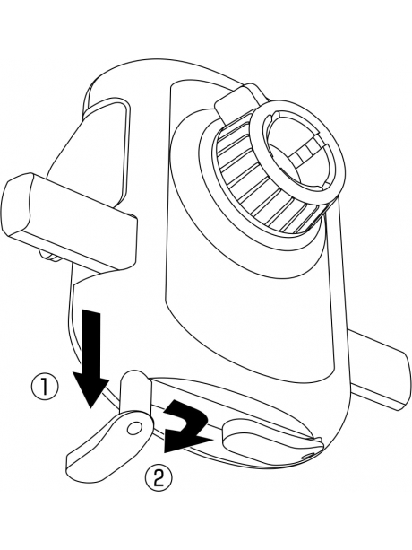 автомобильный держатель на присоске Arroys Dash-MT1 black
