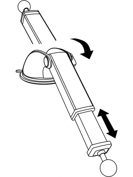 автомобильный держатель Arroys Dash-W2 Auto 15W black