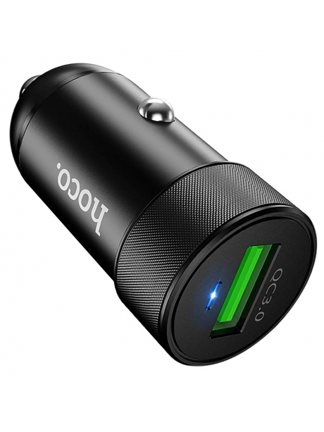 автомобильное зарядное устройство Hoco Z32 Speed Up single port QC3.0 car charger black