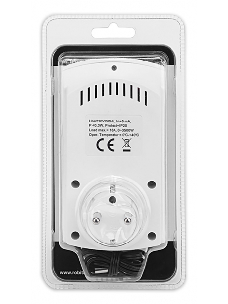 терморегулятор с датчиком температуры Robiton TR-01 