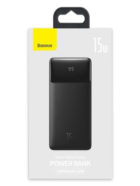 внешний аккумулятор Baseus Bipow Digital Display Power bank 20000mAh 15W black