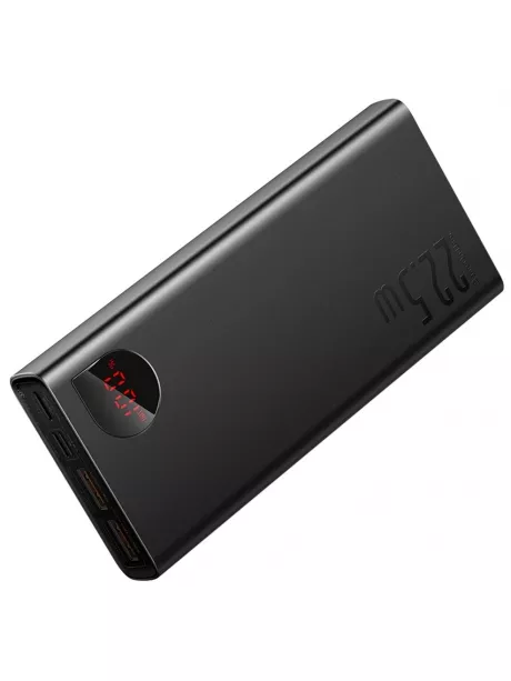 внешний аккумулятор Baseus Adaman Metal Digital Display QC Power Bank 20000mAh 22.5W black