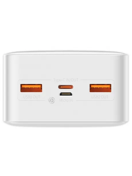 внешний аккумулятор Baseus Bipow Digital Display Power bank 30000mAh 20W white