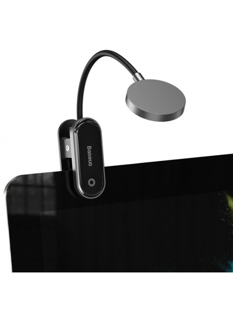 мини светильник на прищепке Baseus Comfort Reading Mini Clip Lamp dark gray