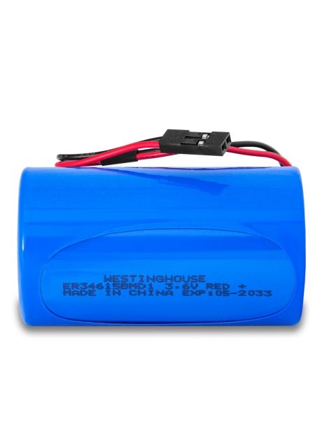 батарейка 3.6 В с коннектором Dupont 2,54 (BLS-2) Westinghouse ER 34615BMD1 (D) connector 