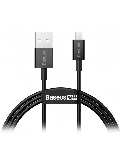 кабель передачи данных Baseus Superior Series Fast Charging Data Cable USB to Micro 2A 1m black