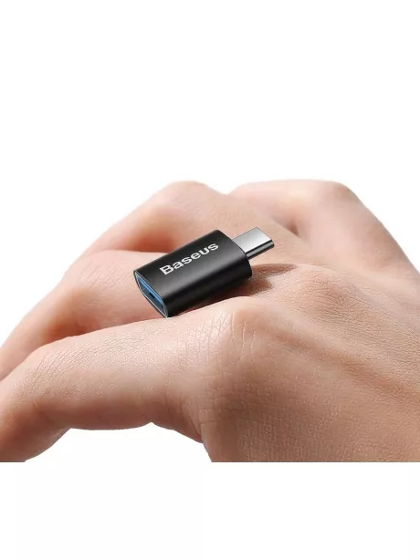 адаптер Baseus Ingenuity Series Mini OTG Adaptor Type-C to USB-A 3.1 black