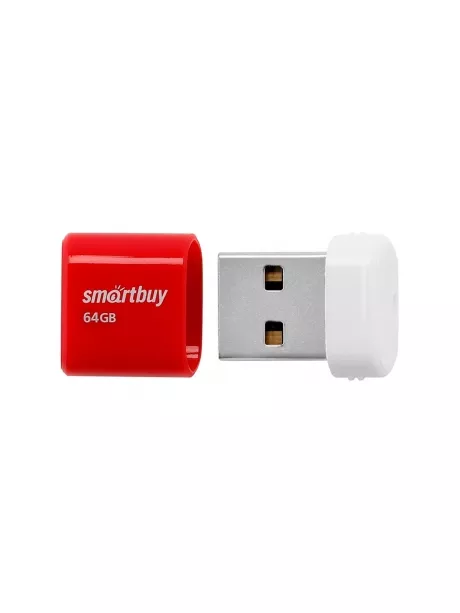 флешка USB SmartBuy LARA 64GB red