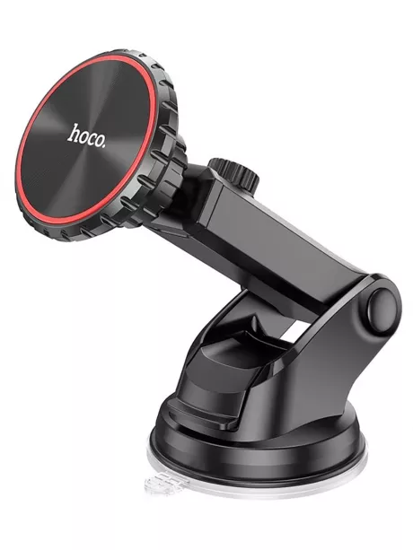 магнитный держатель Hoco CA98 City center console magnetic car holder black
