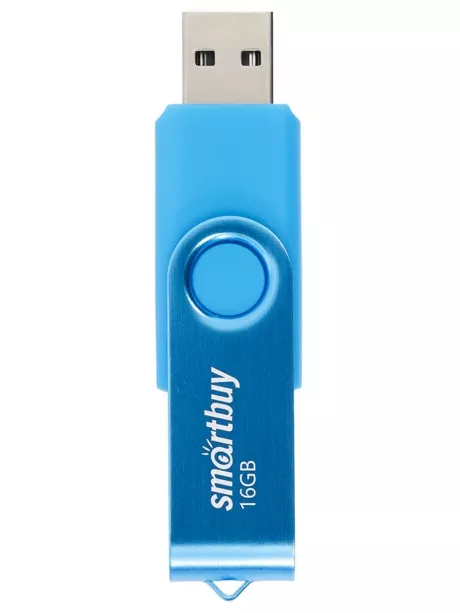 флешка USB SmartBuy Twist 16Gb blue
