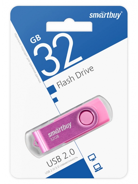 флешка USB SmartBuy Twist 32GB pink