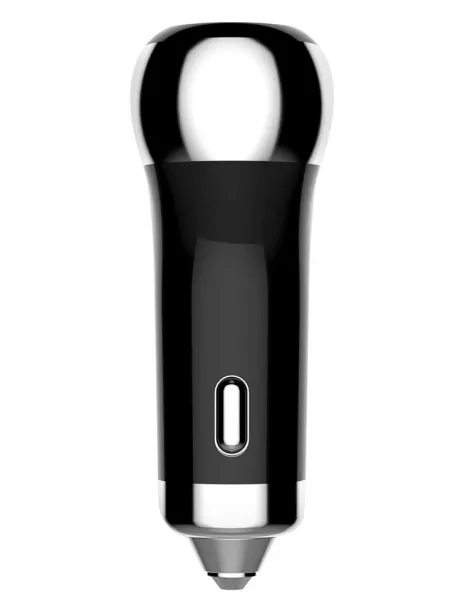 автомобильное зарядное устройство LDNIO АЗУ C2 2USB QC3.0  Fast Charger LED Display +Type C cable black