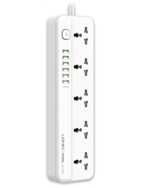 сетевой фильтр LDNIO SC5614 6USB*5 розеток 2м white